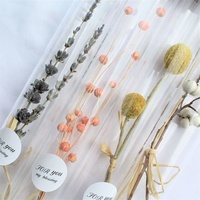 Mini bouteilles de souhait pour la fête des mères, Rose éternelle, Bouquet de fleurs séchées, Tube en verre, vente en gros