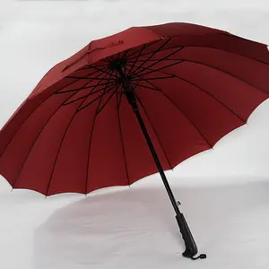 Пользовательский открытый прямой развернутый пляжный зонт