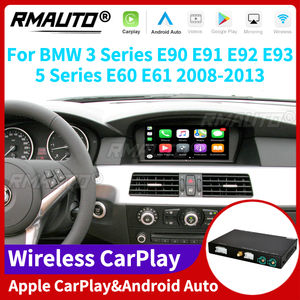 Système CIC sans fil Apple CarPlay RMAUTO pour BMW Série 3 E90 E91 E92 E93 Série 5 E60 E61 2008-2013 Android Auto Mirror Link - Product Image 1