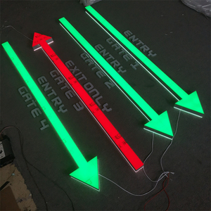 Ngoài trời LED kênh thư dấu hiệu 3D mặt thắp sáng và trở lại thắp sáng dấu hiệu điện tử tùy chỉnh LED sáng thư ký - Product Image 1