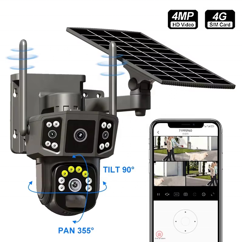 QL18 Factory Direct Ai Human Detection Wifi Camera Solar Powered Indoor Camera Outdoor AI Human Detection Two-Way V380 Pro · image 4
