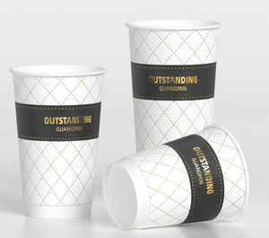 Bán buôn thân thiện với môi dùng một lần cốc giấy dày và cứng nóng uống ly với thiết kế sáng tạo - Product Image 6