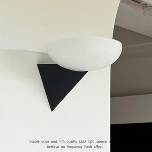 Wall Lamp <b>Led</b> E26 Glass Shade Switch Control For Living Room Bedroom <b>Hallway</b> Bathroom Mirror - Product Image 5