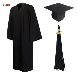 Batas de graduación de poliéster personalizadas del fabricante directo para estudiantes de doctorado de escuela secundaria estilo americano para niños - Product Image 1