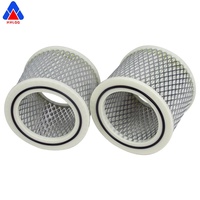 Nuevo Filtro de Aire de Malla de Acero Inoxidable, Personalizado, Resistente a Altas Temperaturas, Colector de Polvo Industrial con 99.9% de Eficiencia