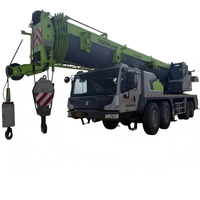 Grue SANY STC1000 d'occasion pour charges lourdes, grue sur camion SANY de 100 tonnes, équipement de levage haute capacité pour l'installation d'éoliennes