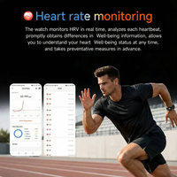 Prix Usine ETQ14 Mini Bracelet Connecté Santé ECG Fréquence Cardiaque SpO2 TA Température Suivi du Sommeil 188 Sports BT5.3 Écran TFT IP67