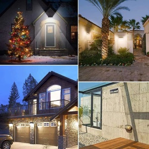 Lámpara de valla solar para exteriores impermeable creativa calle patio decorativo Led jardín luz de pared solar - Product Image 6