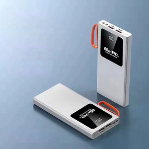 Chargeur de téléphone portable portable pour le camping, charge rapide, 10000 mAh, USB, batterie externe 20000 mAh avec lampe torche - Product Image 5