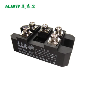 Módulo rectificador <span class=keywords><strong>de</strong></span> puente trifásico 60A 1600V Tipo FUJI Rectificador <span class=keywords><strong>de</strong></span> puente MDS60A - Product Image 3