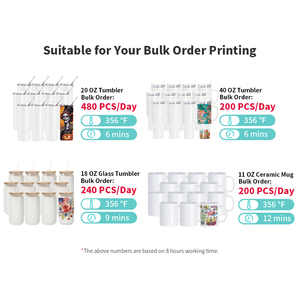 Four à sublimation PYD Life RTS 40L, presse à chaud pour gobelets de sublimation 20 oz et 30 oz avec film rétractable gratuit - Product Image 6