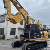 Excavatrice CAT 320D d'occasion, état d'origine, faible nombre d'heures de fonctionnement, bonnes performances
