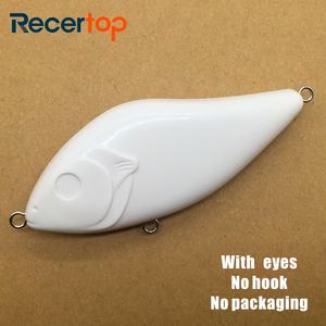 4 ''esca da pesca con esca per Pike Jerk non verniciata - Product Image 2