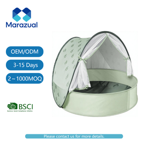 Abri solaire portable <span class=keywords><strong>pour</strong></span> bébé Marazual, tente de <span class=keywords><strong>piscine</strong></span> pop-up avec <span class=keywords><strong>moustiquaire</strong></span>, intérieur/extérieur - Product Image 1