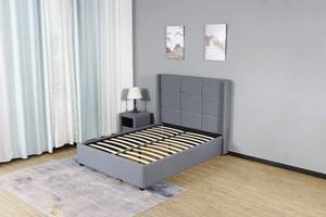 <span class=keywords><strong>2025</strong></span> двухспальная кровать с высоким дизайном, Деревянные Каркасы для кровати размера «Queen-Size» в скандинавском стиле с изголовьем кровати - Product Image 2