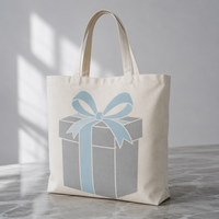 Expédition rapide et personnalisation artistique – Sac de transport en toile Joyeux Noël en coton naturel pour articles divers – Sac de rangement double compartiment