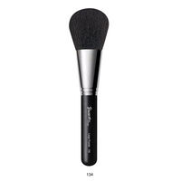 Pinceau à poudre professionnel de luxe noir DailyQueen M C ANIMAL en poils de chèvre naturels, grand format, indispensable pour artistes