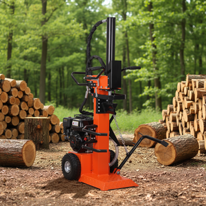 Nouvelle Fendeuse de <span class=keywords><strong>Bois</strong></span> à Essence Robuste de 15 Tonnes, <span class=keywords><strong>Machine</strong></span> à Fendre le <span class=keywords><strong>Bois</strong></span> Verticale avec Roues pour l'Agriculture et la Foresterie, Garantie 1 An - Product Image 1
