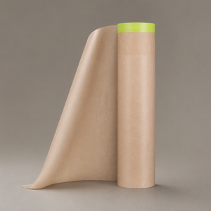 Papier de masquage pré-adhésif, 6'' x 50 pieds, papier de protection adhésif pour peintres, pour couvrir les voitures - Product Image 2