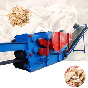 Flexible Chipping Device Mobile Diesel Wood Chipper Machine for Bamboo Wood Branches