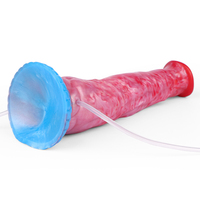 NNSX Énorme Cheval Éjaculation Anal Plug Gode avec Fonction Gonflable Animal Pénis Forte Ventouse Sex Toys pour Hommes Femmes