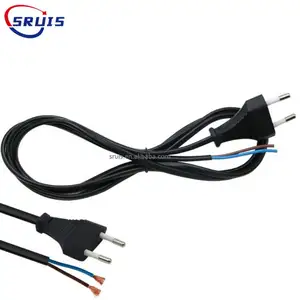 240V 10A 6Ft ev aletleri güç kabloları Euro 3 P fiş PVC kablo ile IEC C13 güç kablosu