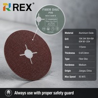 Disque à fibres en oxyde d'aluminium de 115 mm, très résistant, pour le polissage du métal, du bois et des meubles – Vente chaude