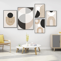 Peinture sur Toile Minimaliste à Ligne Abstraite, Tableau Mural Moderne et Affiche pour Décoration Intérieure Minimaliste