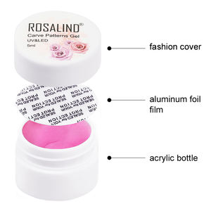 <span class=keywords><strong>Rosalind</strong></span> Oem, Logotipo Personalizado, Marca Privada, 24 Colores, 5ml, Gel de Patrones 3D para Tallar, Esmalte de Uñas en Gel UV/LED para Arte de Uñas y Belleza - Product Image 5