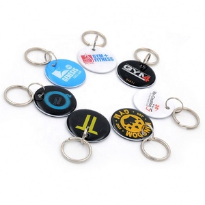 YTS custom epoxy tag keychain smart NFC rfid access control cards