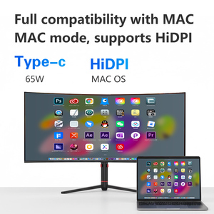 จอภาพ LCD แบบโค้งสำหรับเล่นเกมส์พีซี ขนาด 27 32 34 38 40 49 นิ้ว ความละเอียด FHD 1ms 2K 4K 5K 120Hz 144Hz 165Hz - Product Image 2