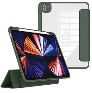 Étui de tablette en cuir avec clavier magnétique résistant aux chocs, fonction veille/réveil pour <span class=keywords><strong>iPad</strong></span> <span class=keywords><strong>Pro</strong></span>/Air 11/13 10e/11e génération - Product Image 4