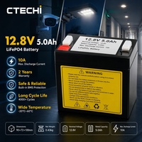 Batterie LiFePO4 12V 12.8V 4Ah-15Ah à semi-conducteurs, garantie usine, vente en gros, pour système de sécurité et éclairage