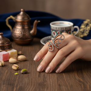 Turkish Wholesale Handcrafted <b>Adjustable</b> <b>Silver</b> Pattern <b>Ring</b> Fine Jewelry <b>Adjustable</b> 925 <b>Sterling</b> <b>Silver</b> Jewellery - Product Image 2