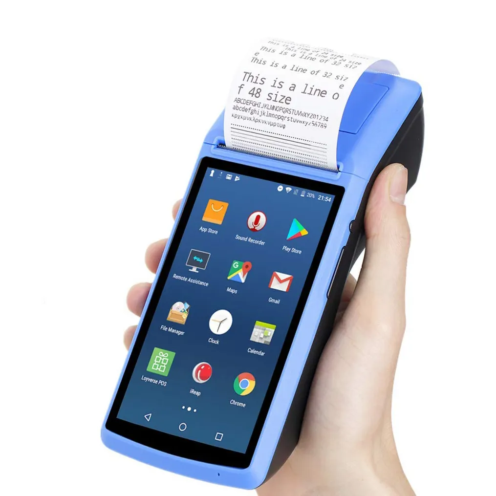 Smart NFC/WIFI 58 мм мобильный портативный Pos-терминал с принтером