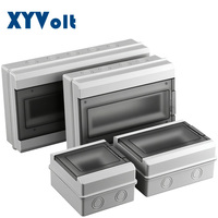 Boîte de distribution électrique extérieure étanche IP65 XYVOLT ABS HVE-5WAY à courant élevé pour installation en surface ou en encastré