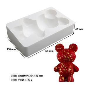 Stampo in Silicone Grande Lucido per Orso Violento e Orsacchiotto, per Torte con Glassa <span class=keywords><strong>a</strong></span> <span class=keywords><strong>Specchio</strong></span> e Dessert Mousse, Stampo in Silicone per <span class=keywords><strong>Cioccolato</strong></span> - Product Image 4