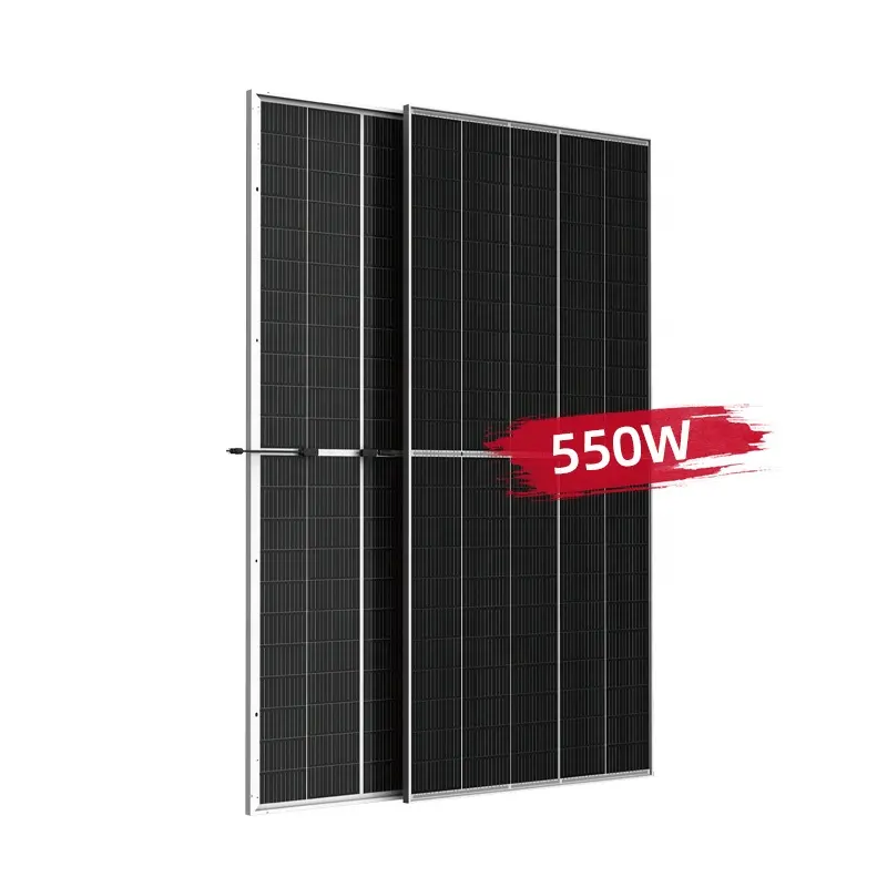 양얼굴 태양 전지 패널 550W 540W 545W 555W 수산 빛 보완 PV 모듈