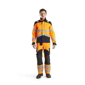 BLAKLADER - 408915135389XXL Multinorm inherent <b>jacket</b> <b>Hi</b>-<b>Vis</b> <b>Orange</b>/Navy blue - EAN 7330509720356 FLAME RESISTANT WORKWEAR - Product Image 4