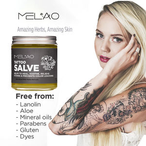 Private Label Tattoo Salbe Bio Kräuter Tattoo Salbe Feuchtigkeit spendende Nachsorge Tattoo Premium Healing Salve Farb verbesserung - Product Image 4