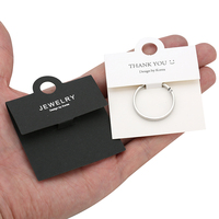 Emballage de bague écologique, conception gratuite, carte personnalisée pour bijoux, carte pour boucles d'oreilles, carte pour collier, étiquettes suspendues en papier