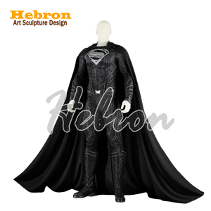 <span class=keywords><strong>Superman</strong></span> noir personnalisé de haute qualité pour hommes adultes # Collection Personnelle : Costumes et Robes de Personnages de Films pour Cosplay et Jeu de Rôle - Product Image 2