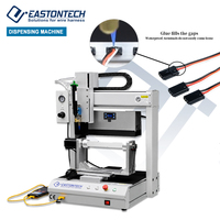 Machine de distribution automatique de liquides à 3 axes de type banc de travail EW-9060 avec option de rotation, robot distributeur de colle haute précision
