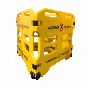 ポータブルテレスコピックプラスチック折りたたみ構造警告フェンス交通障壁ポリマー安全バリアドアエレベーターメンテナンス - Product Image 6