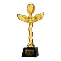 Trophées personnalisés en forme de cœur, en métal plaqué or, étanches et gravés, pour le sport, la guitare, les Émirats arabes unis, les Grammy, les pigeons, les oiseaux, les monstres, la gymnastique