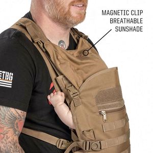 Échantillon gratuit de porte-bébé tactique pour hommes, pour nourrissons et jeunes enfants de 8 à 33 livres - Product Image 6