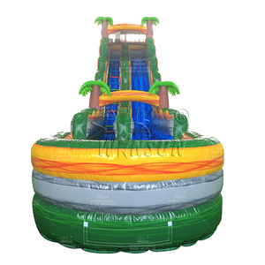 WINSUN Parque Acuático Inflable Grande de PVC para Exteriores con Piscina - Product Image 3