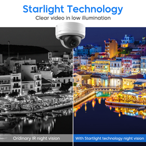 4MP IR ضوء النجوم للرؤية الليلية كشف الحركة IVS ثابت البؤري في الهواء الطلق PoE قبة Wiz استشعار شبكة كاميرا IP - Product Image 4