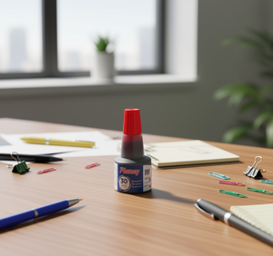 หมึกปั๊มตราพิโอนี่ 30 มล. สีแดง สำหรับปั๊มตรา - Product Image 2