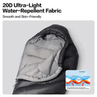 Sac de couchage d'hiver ultraléger pour aventures en plein air-5 °C Mobi Garden Arctic Fox G800 en duvet d'oie style momie 800g